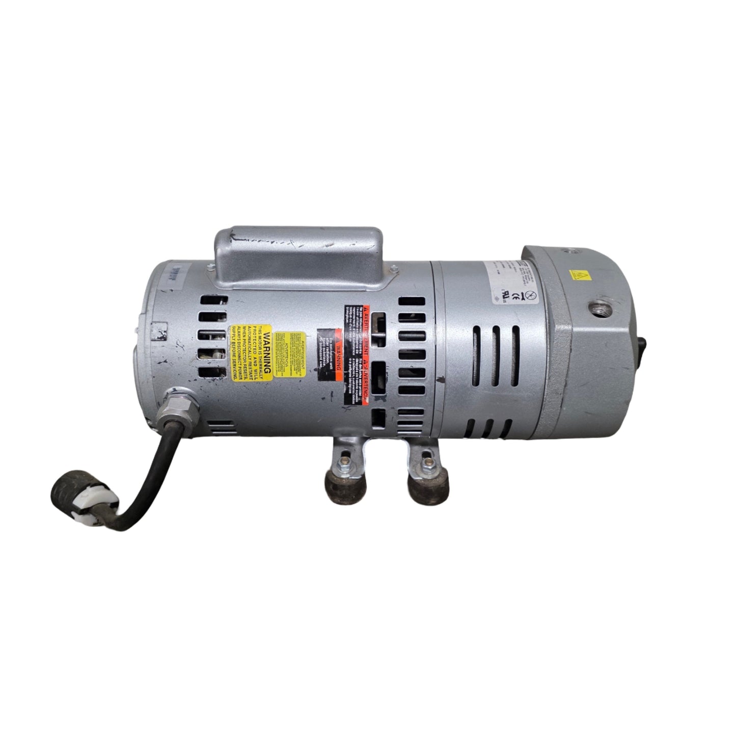 Used Gast 1023-V131Q-SG608X Rotary Vane Septic Air Pump 3/4HP, 10psi, 115/230VAC