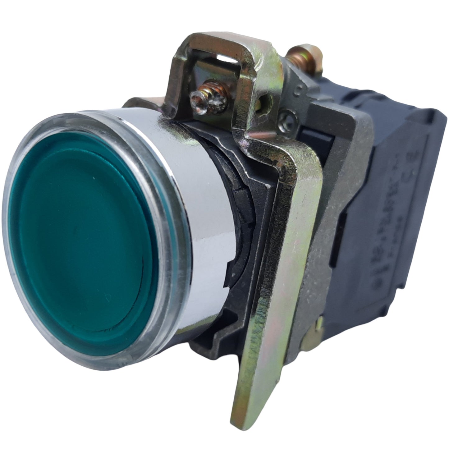 Used Schneider Electric XB4BW33G5 Harmony Illuminated Pushbutton 22mm 1NO+1NC 120V AC