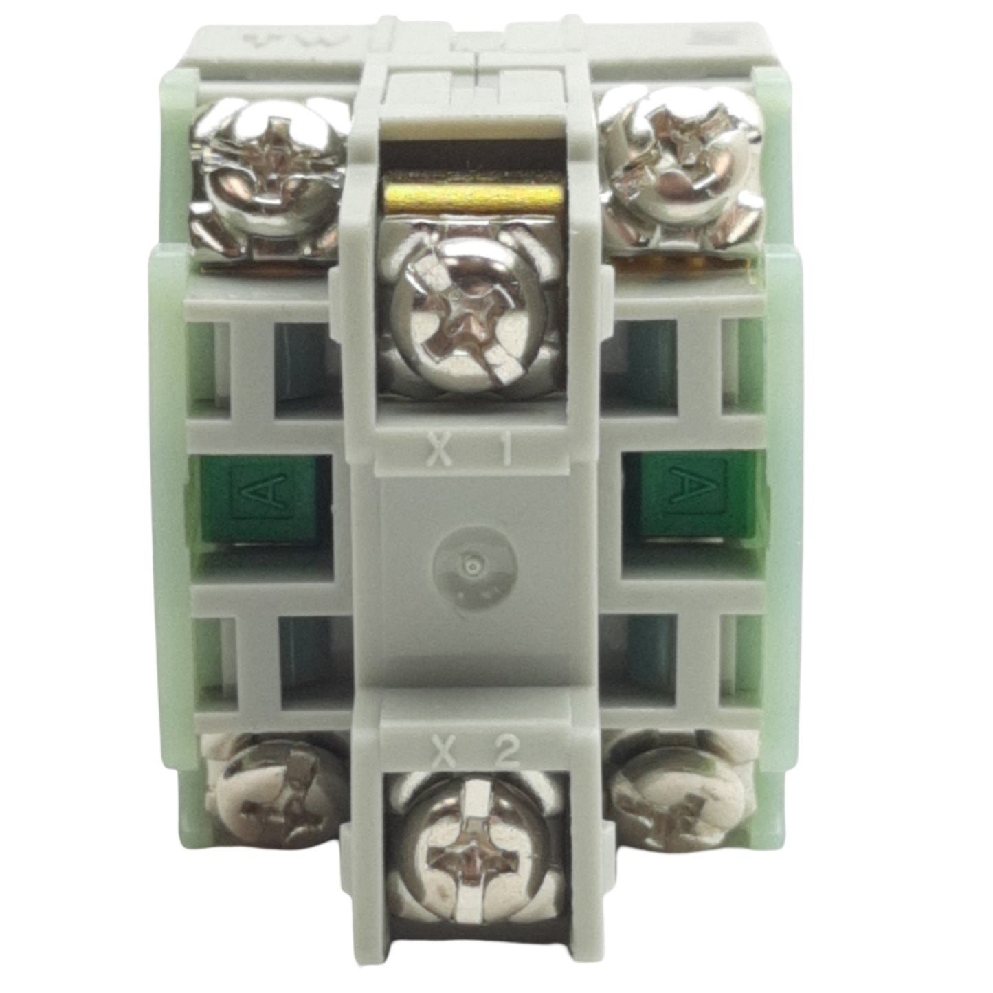 Used IDEC HW1L-M2F20QD-G-24V Green Illuminated Push Button ø22mm, 2NO, 600VAC 10A