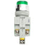 Used IDEC HW1L-M2F20QD-G-24V Green Illuminated Push Button ø22mm, 2NO, 600VAC 10A