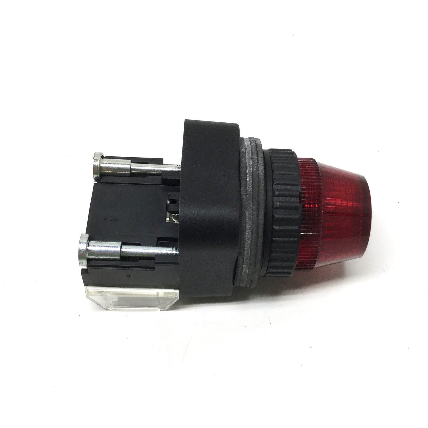 Used Allen Bradley 800H-QR24R Pilot Light Indicator, Red, 24VAC/DC Incandescent Lamp