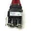 Used Allen Bradley 800H-QR24R Pilot Light Indicator, Red, 24VAC/DC Incandescent Lamp