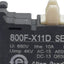 Used Lot of 2 Allen Bradley 800F-X11D Pushbutton Contact Block, 1NO-1NC, 10A 600VAC