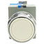 Used IDEC ABW110-W White Momentary Push Button ø22mm, 1NO Contact, 600V 10A