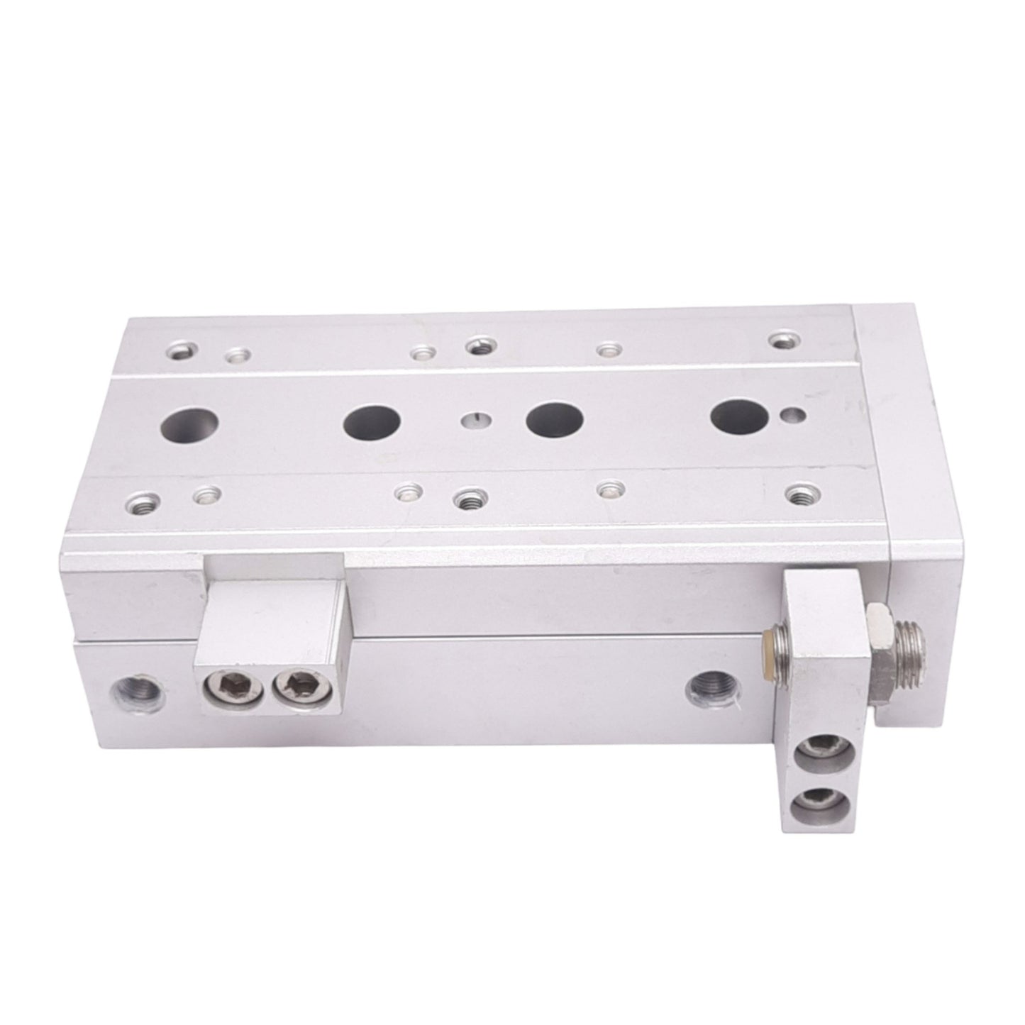 Used SMC MXS20-75 Pneumatic Slide Table, ø20mm Bore, 75mm Stroke, RC 1/8, 0.15-0.7MPa