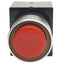 Used Honeywell PWH1121 Red Illuminated Momentary Push Button 6V-8V Lamp, 1NC