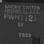 Used Honeywell PWH1121 Red Illuminated Momentary Push Button 6V-8V Lamp, 1NC