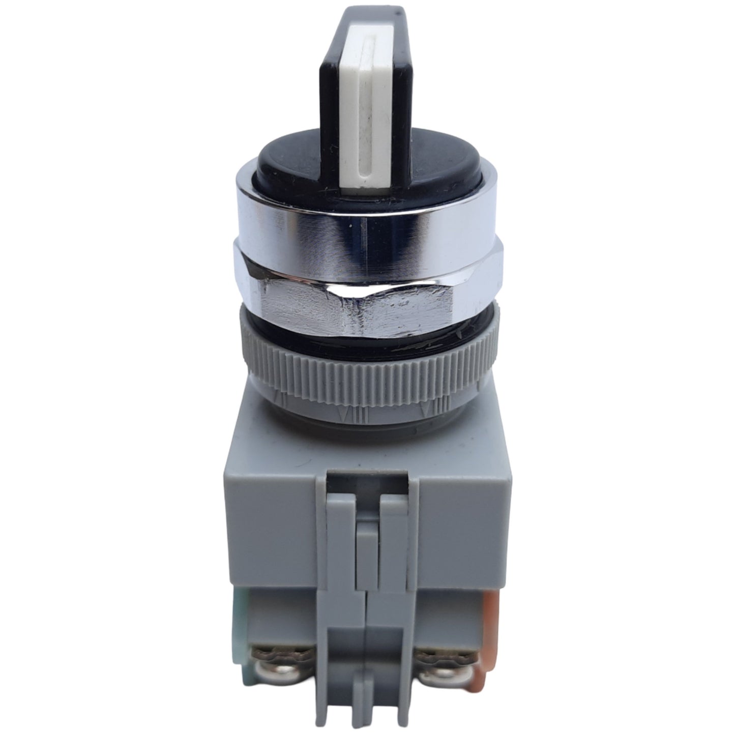 Used Idec ASW21L11 Selector Switch, 2-Position, ø22mm, 1NO-1NC, 10A 600V AC
