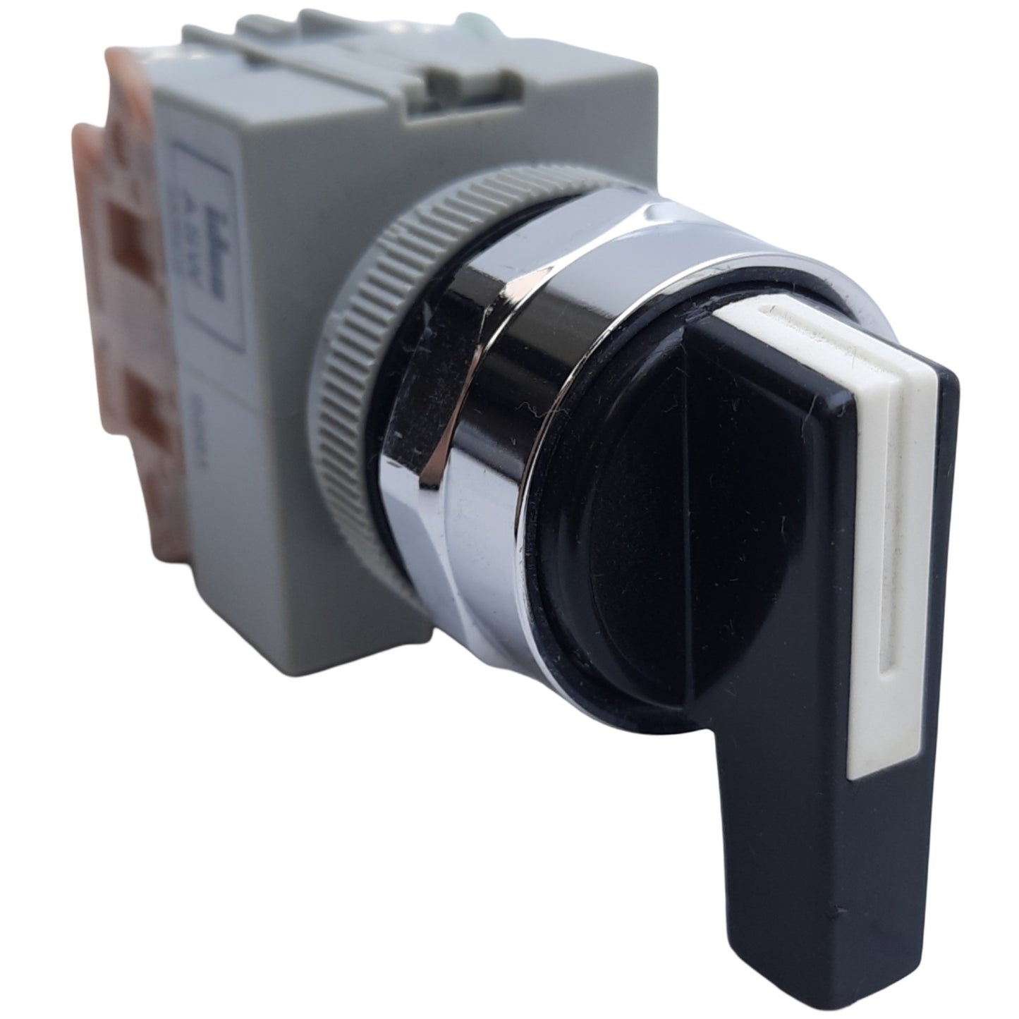 Used Idec ASW21L11 Selector Switch, 2-Position, ø22mm, 1NO-1NC, 10A 600V AC