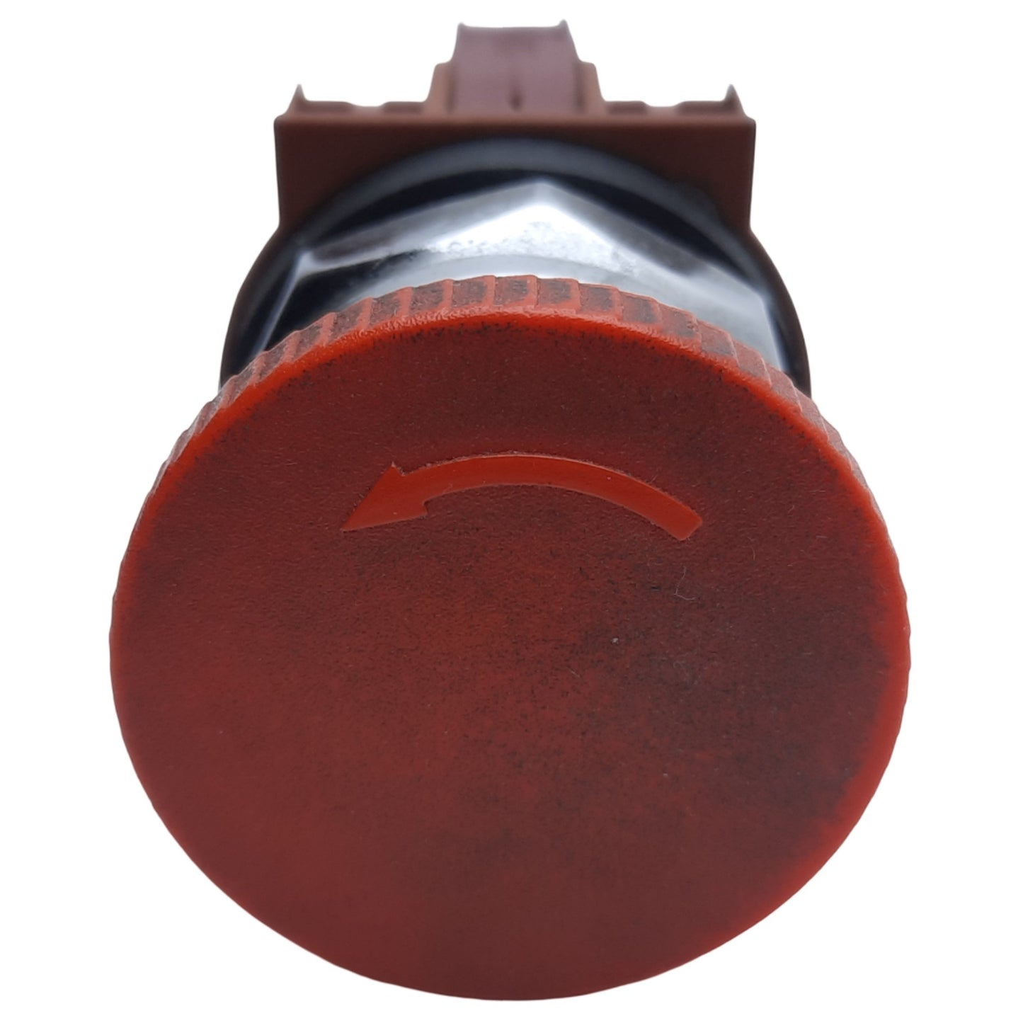 Used Siemens 52PR8W2J E-Stop Pushbutton Mushroom Head Push-Twist ø40mm 1NC 10A 600VAC