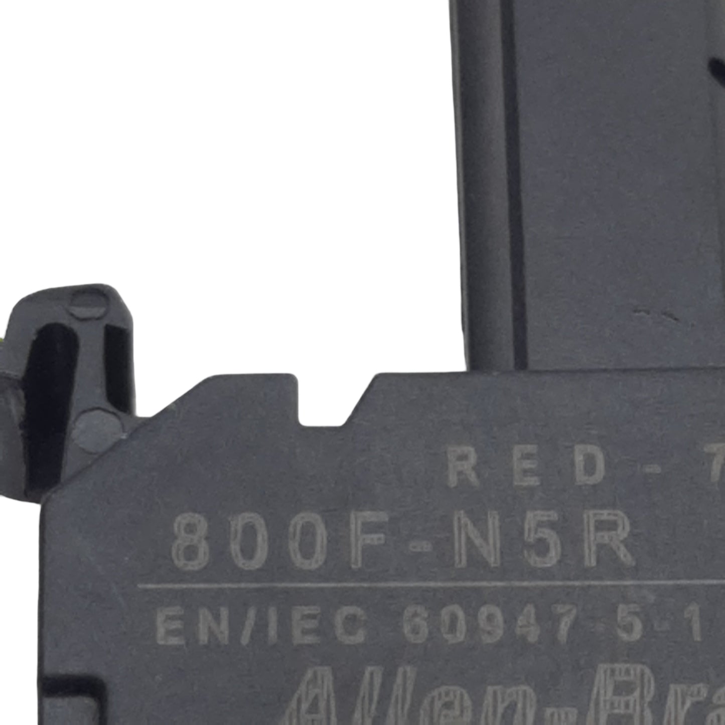 Used Allen Bradley 800F-N5R Pushbutton LED Module, Red 7mA, 120VAC, 22mm, Latch Mount