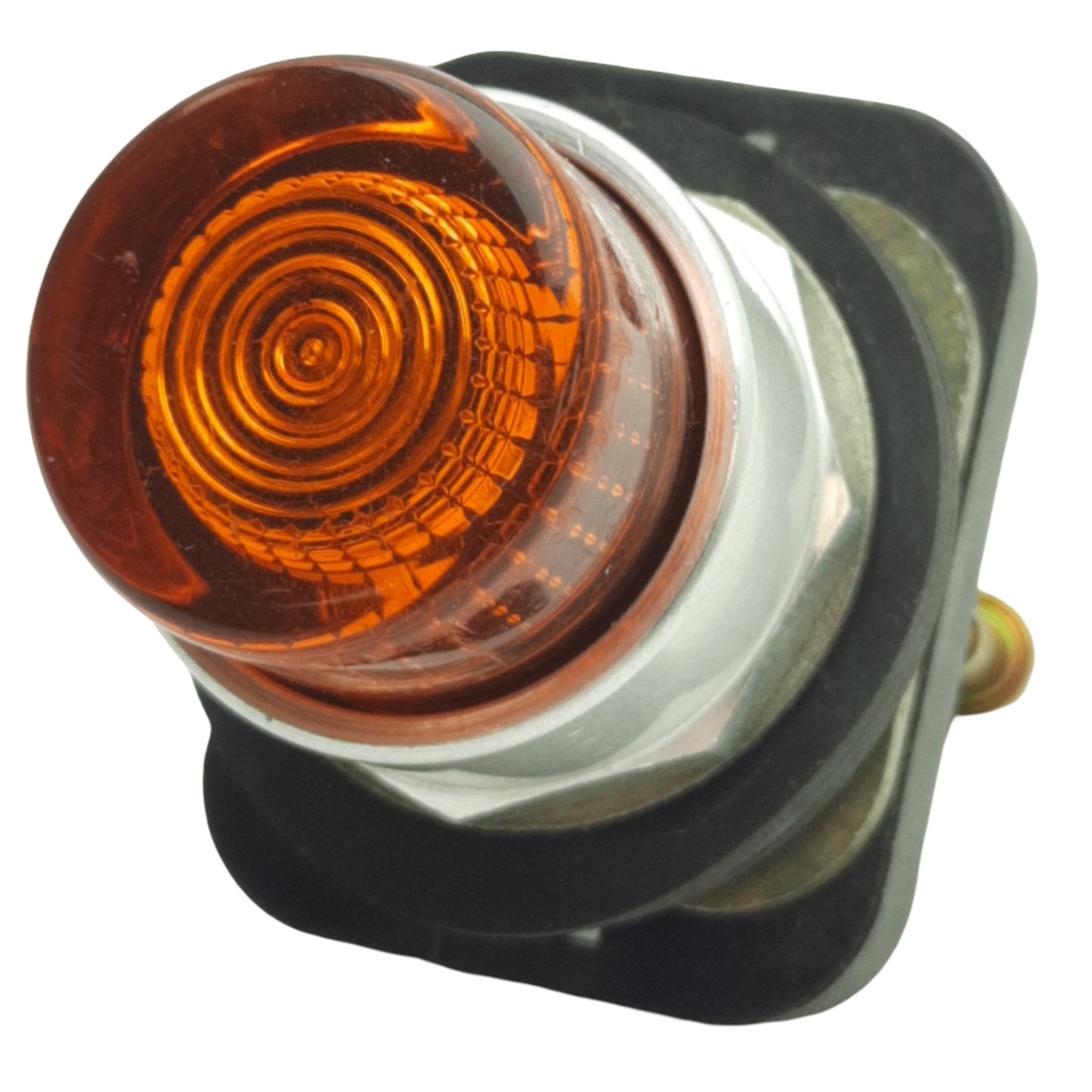 Used Allen Bradley 800T-QBH24AX Amber Illuminated Push Button ø30mm, 24VAC/DC Input