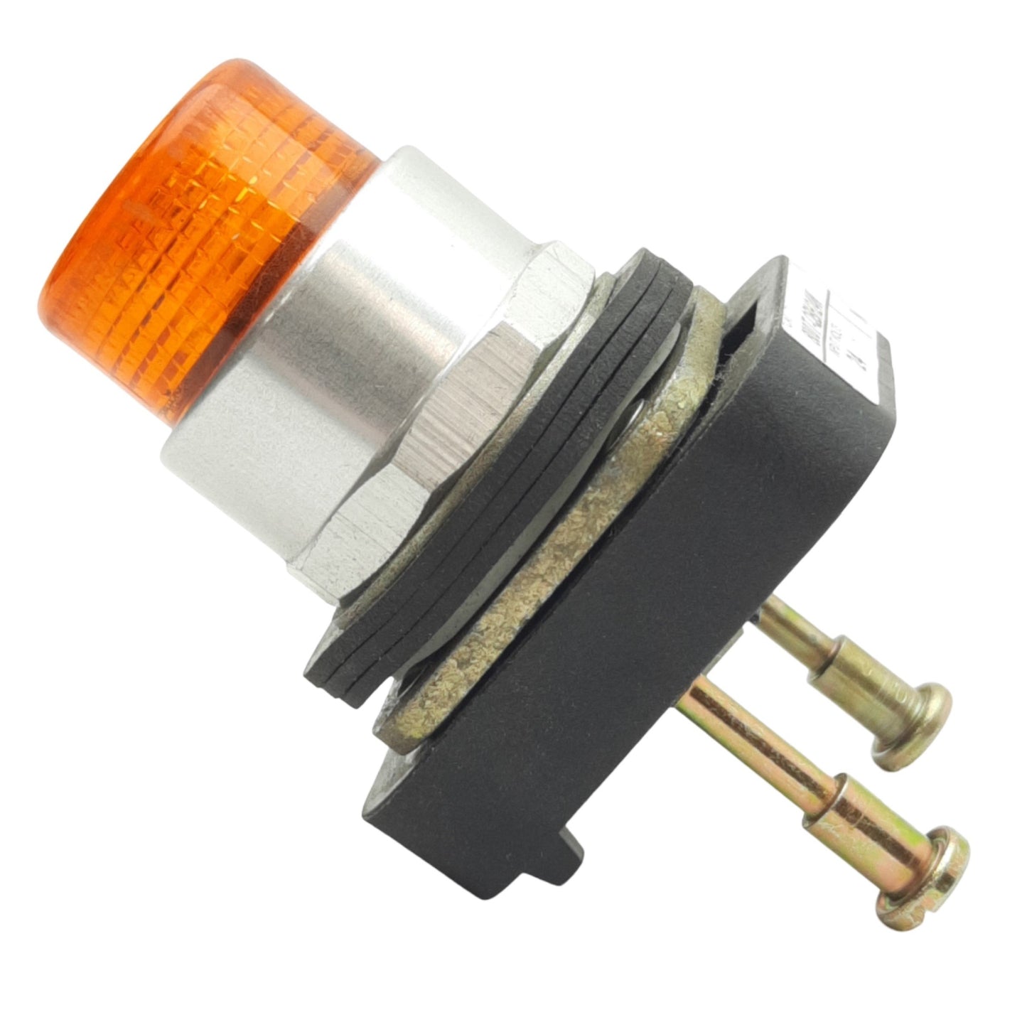 Used Allen Bradley 800T-QBH24AX Amber Illuminated Push Button ø30mm, 24VAC/DC Input