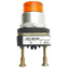Used Allen Bradley 800T-QBH24AX Amber Illuminated Push Button ø30mm, 24VAC/DC Input