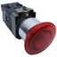 Used Schneider Electric ZB4BW643 Illuminated E-Stop Push-Pull Button 2-NC 22mm 600VAC