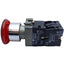 Used Schneider Electric ZB4BW643 Illuminated E-Stop Push-Pull Button 2-NC 22mm 600VAC