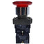 Used Schneider Electric ZB4BW643 Illuminated E-Stop Push-Pull Button 2-NC 22mm 600VAC