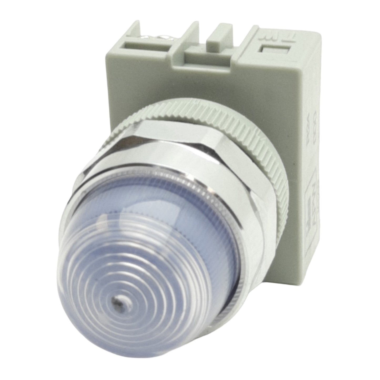 Used IDEC APW299D-W-120V Clear Pilot Light ø22mm, 120-600VAC, Dome Shape Lens