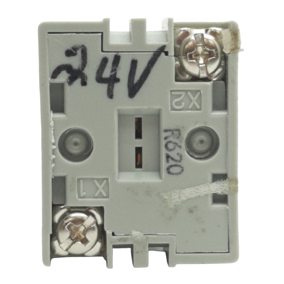Used IDEC APW299D-W-24V Clear Pilot Light ø22mm, 24VAC/DC Lamp, Dome Shape Lens