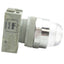Used IDEC APW299D-W-24V Clear Pilot Light ø22mm, 24VAC/DC Lamp, Dome Shape Lens
