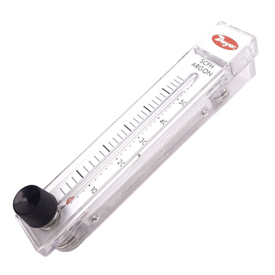 Used Dwyer 170349-00 Argon Flow Meter, 0-50 SCFH Flow, 1/4in NPT, 100psi Max
