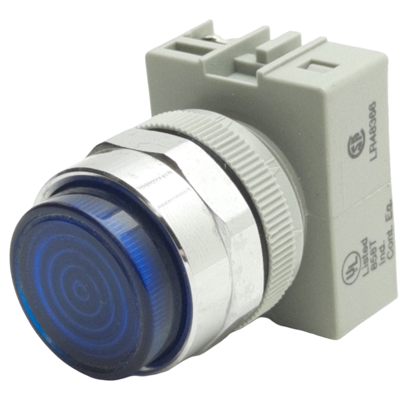 Used IDEC APW199D-B-24V Blue Pilot Light ø30mm, Flat Lens, 24VAC/DC Lamp Voltage