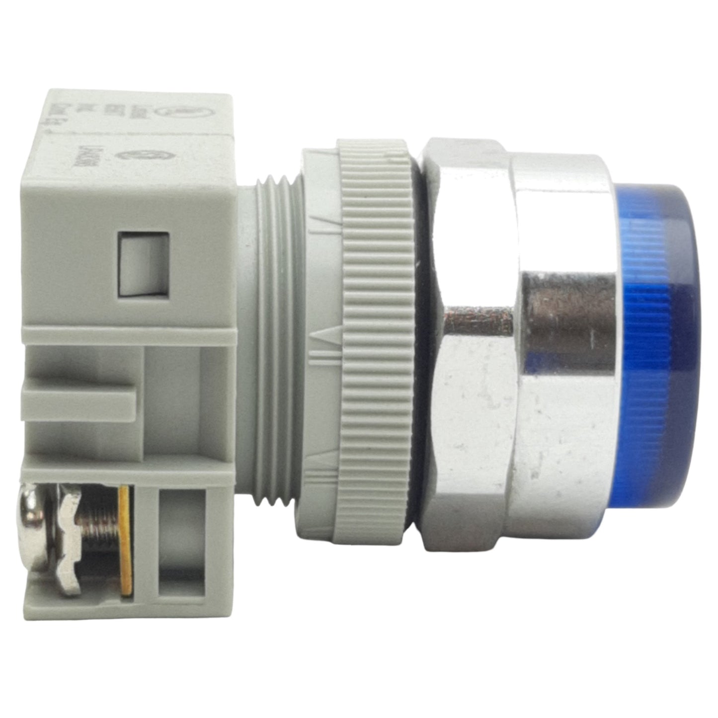 Used IDEC APW199D-B-24V Blue Pilot Light ø30mm, Flat Lens, 24VAC/DC Lamp Voltage