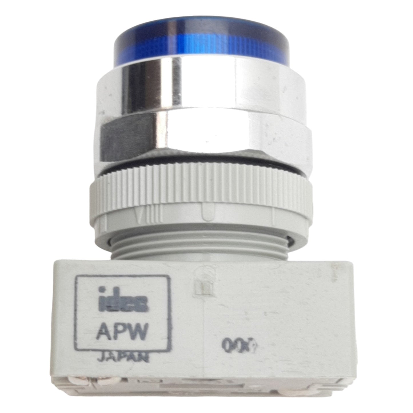 Used IDEC APW199D-B-24V Blue Pilot Light ø30mm, Flat Lens, 24VAC/DC Lamp Voltage