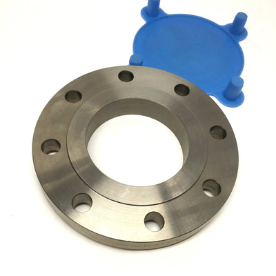 New – Open box TICO B381 Grade 2 Titanium 4" Slip-On Pipe Flange, Class 150, Ø9" OD, 8-Bolt