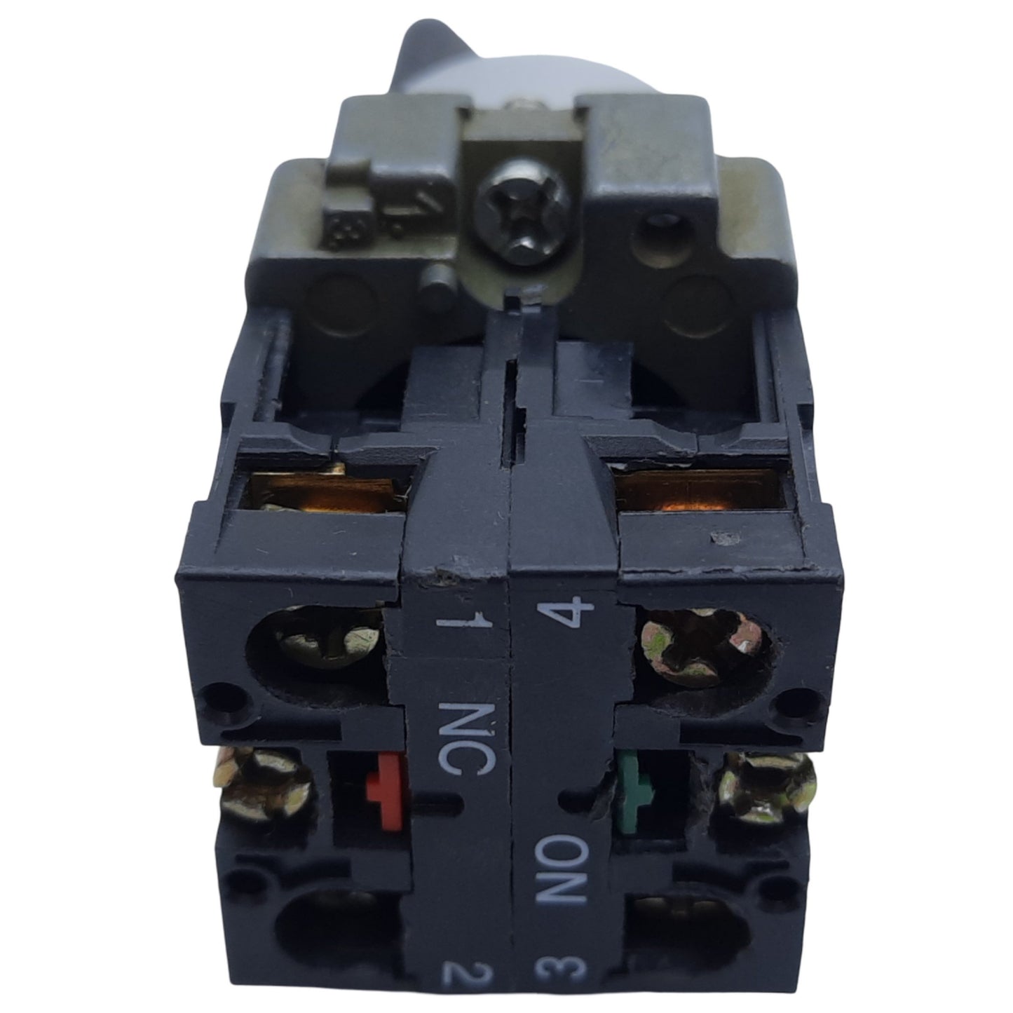 Used Schneider Electric XB4BD25 Selector Switch 2-Position, ø22mm, 1NO-1NC 10A 600VAC