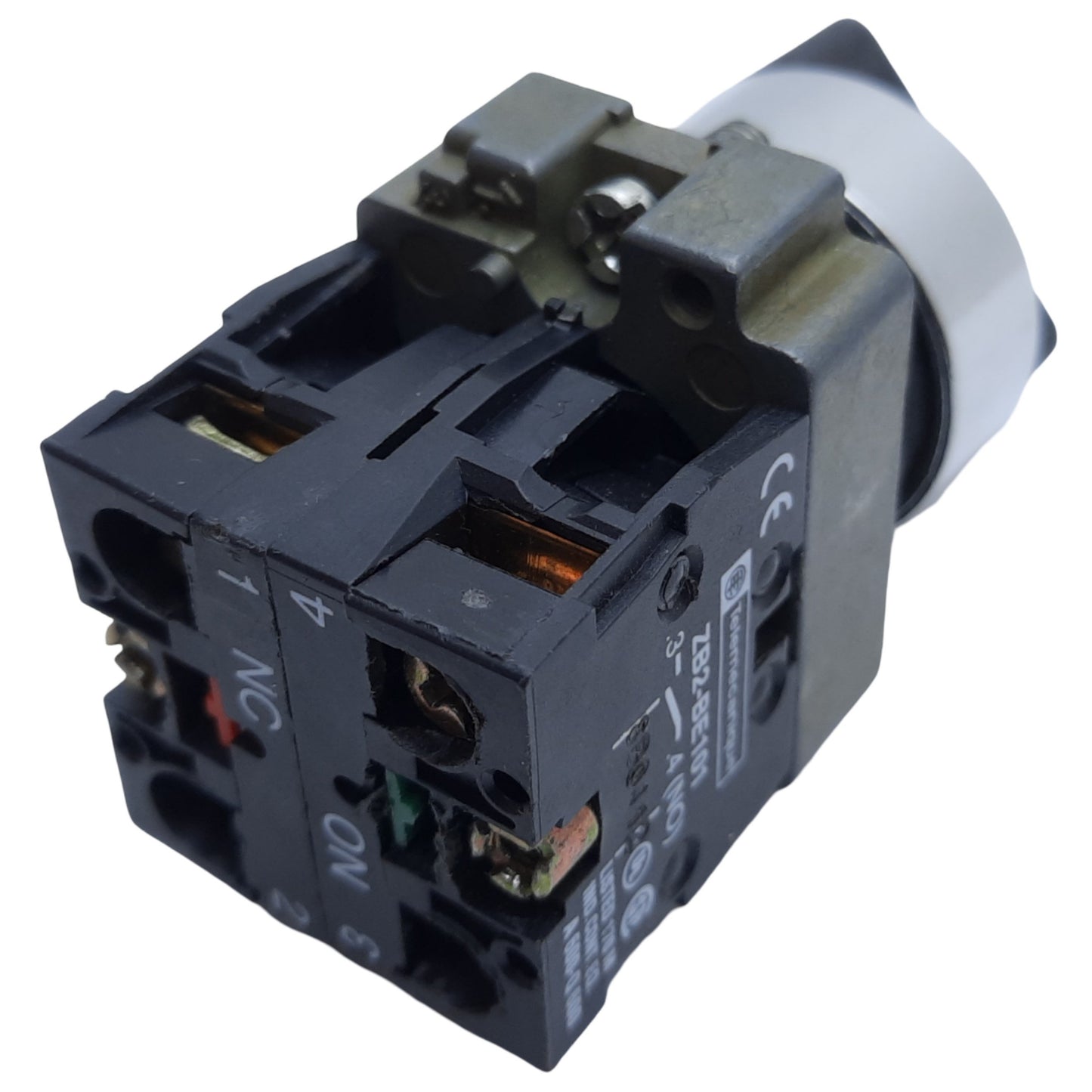 Used Schneider Electric XB4BD25 Selector Switch 2-Position, ø22mm, 1NO-1NC 10A 600VAC