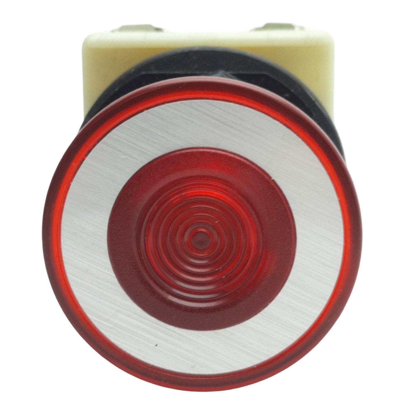 Used Square D 9001KR9P1R Red Illuminated Push/Pull Button ø30mm, 120VAC Rated Voltage