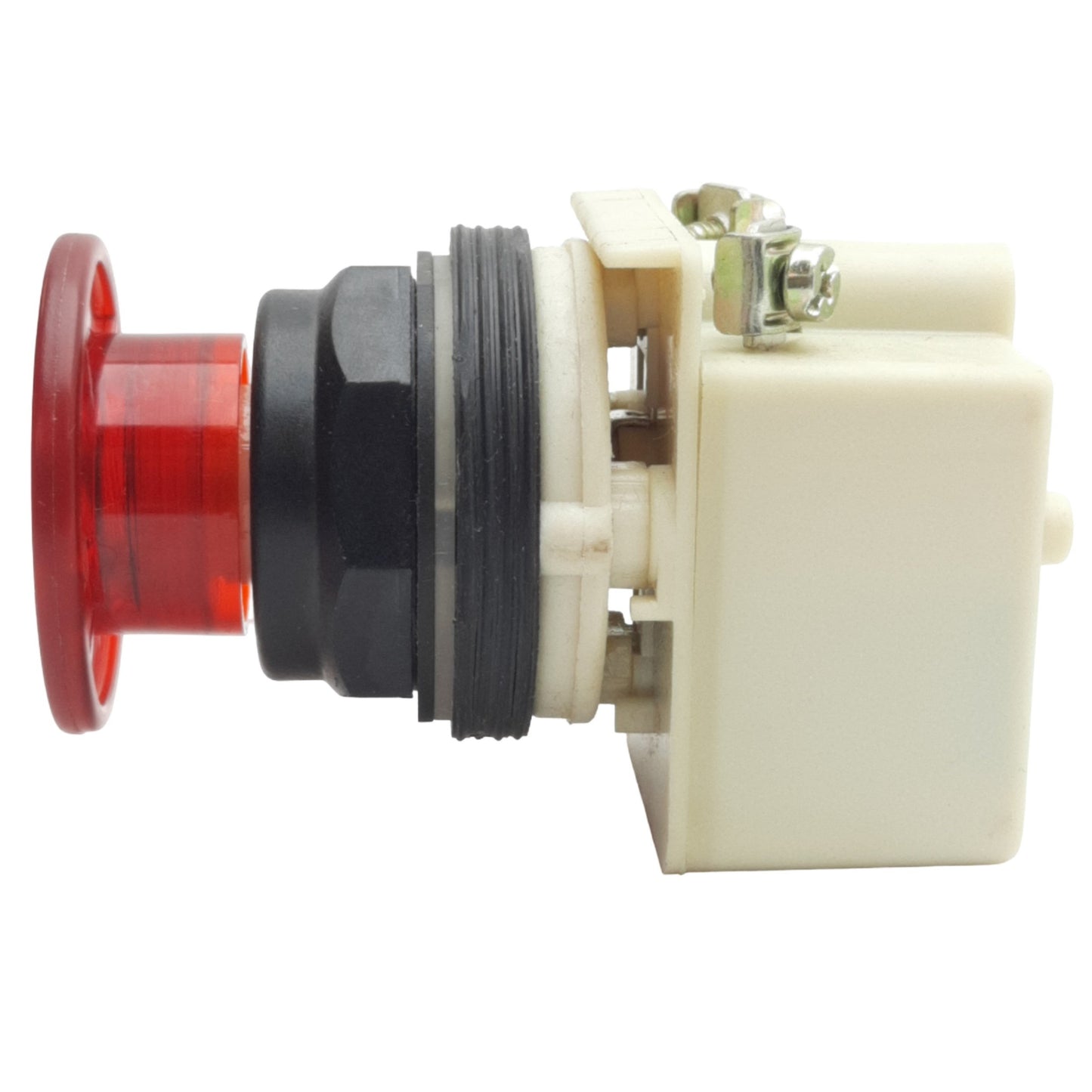 Used Square D 9001KR9P1R Red Illuminated Push/Pull Button ø30mm, 120VAC Rated Voltage