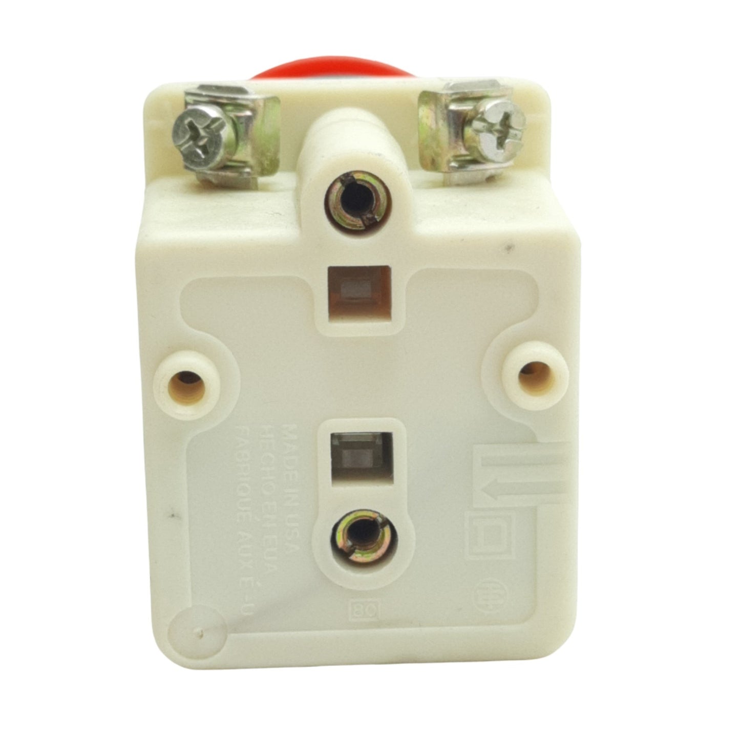 Used Square D 9001KR9P1R Red Illuminated Push/Pull Button ø30mm, 120VAC Rated Voltage