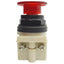 Used Square D 9001KR9P1R Red Illuminated Push/Pull Button ø30mm, 120VAC Rated Voltage