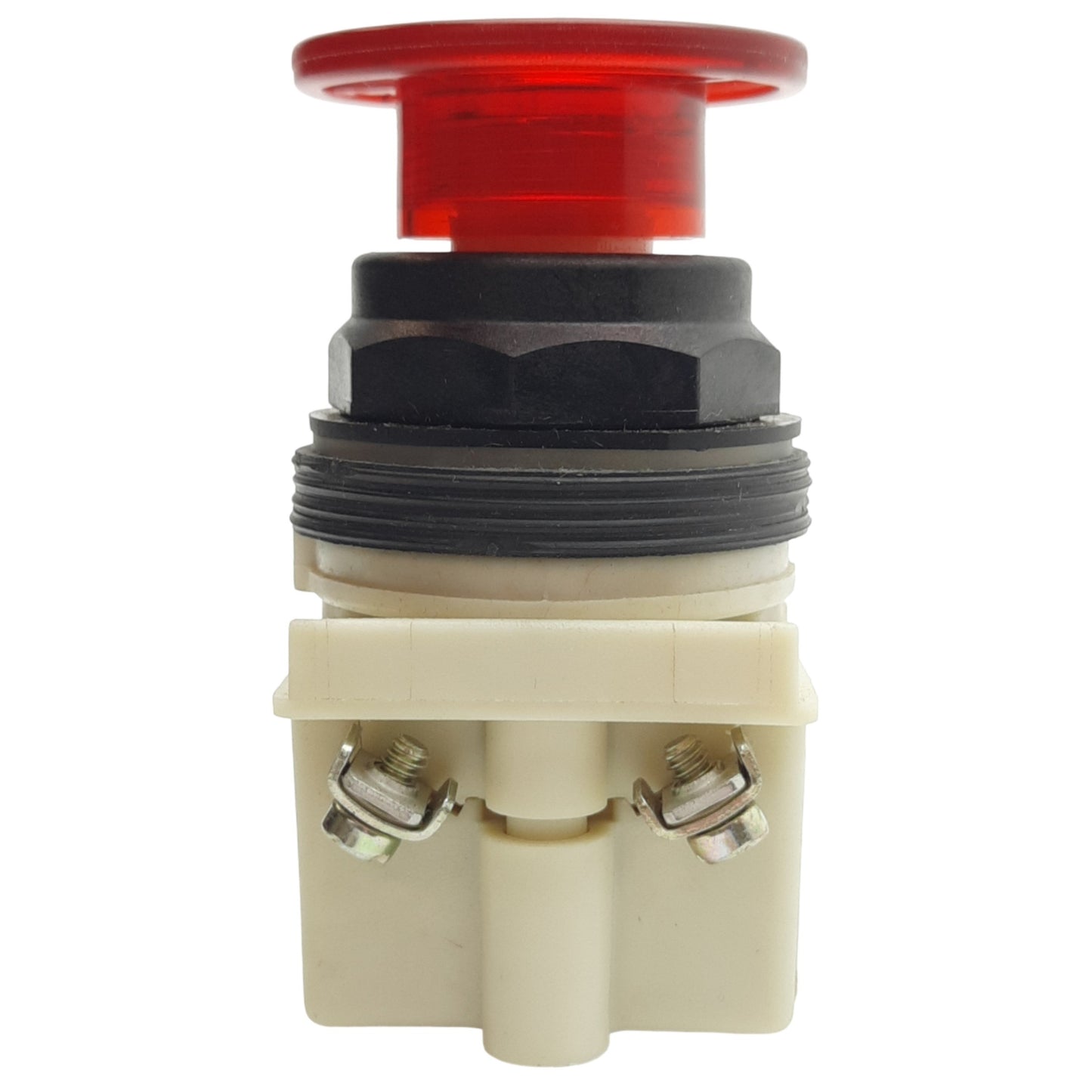 Used Square D 9001KR9P1R Red Illuminated Push/Pull Button ø30mm, 120VAC Rated Voltage