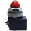 Used Square D 9001KM3-KP7R9 Pilot Light, Red, ø22mm, 50/60Hz, 208-220V AC *No Bulb*