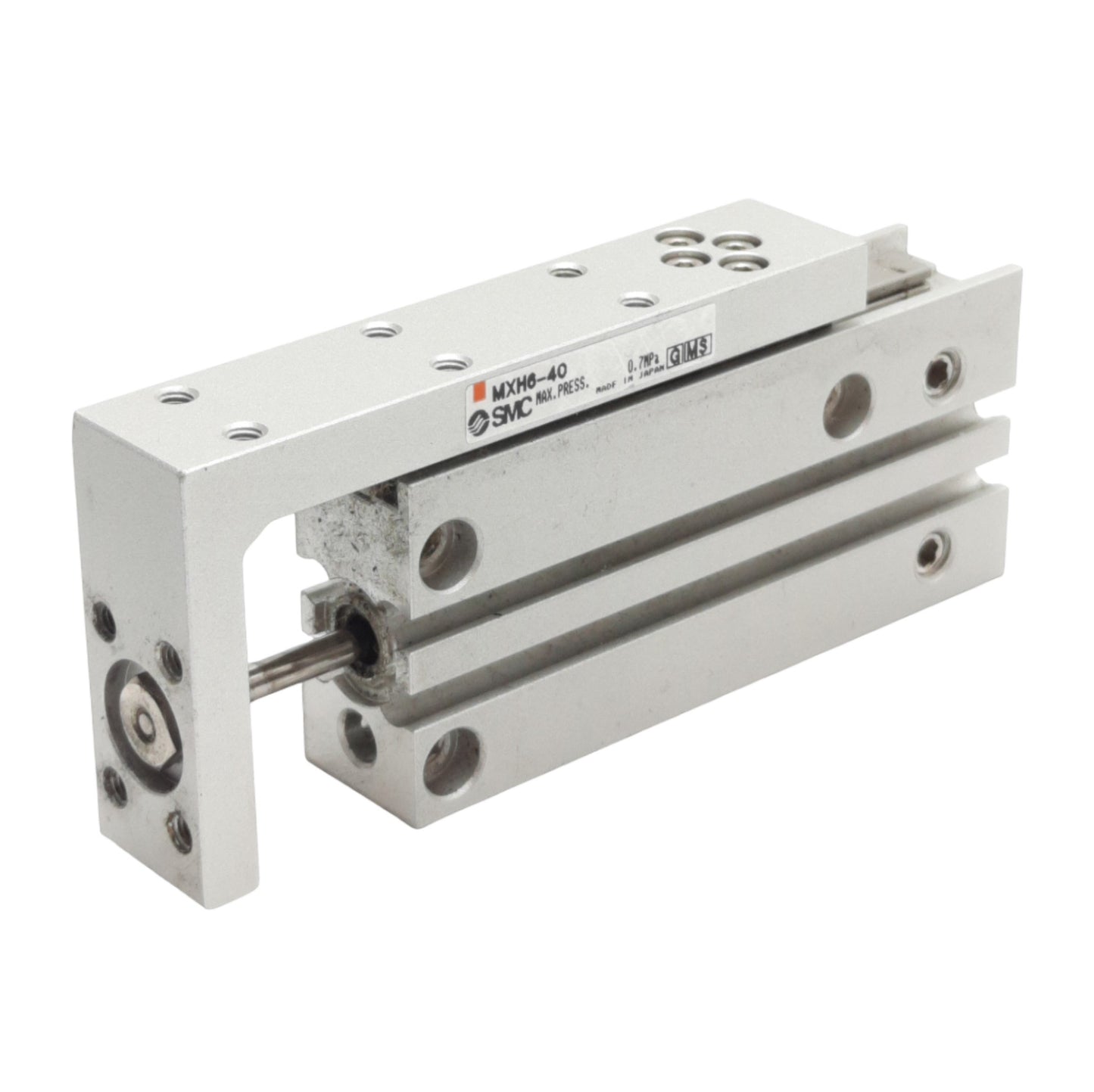 Used SMC MXH6-40 Pneumatic Compact Slide, Bore: 6mm, Stroke: 40mm, 0.7MPa Max