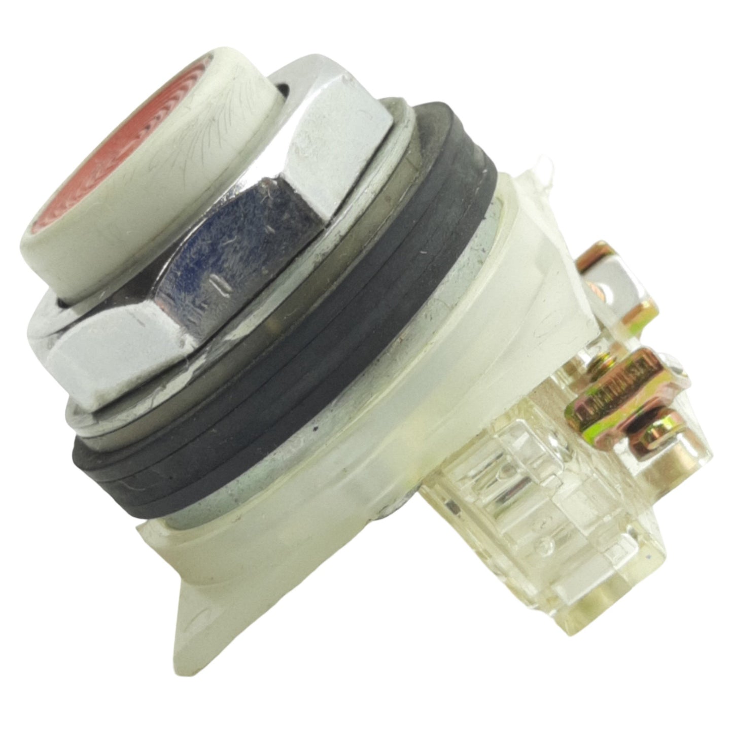 Used Schneider Electric 9001KR3RH6 Red Momentary Push Button ø30mm, 1NC, 600VAC 10A
