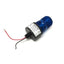 Used Tomar 495S-1280 Microstrobe IV Beacon Strobe Light, Blue Lens, 16-24VAC 12-80VDC