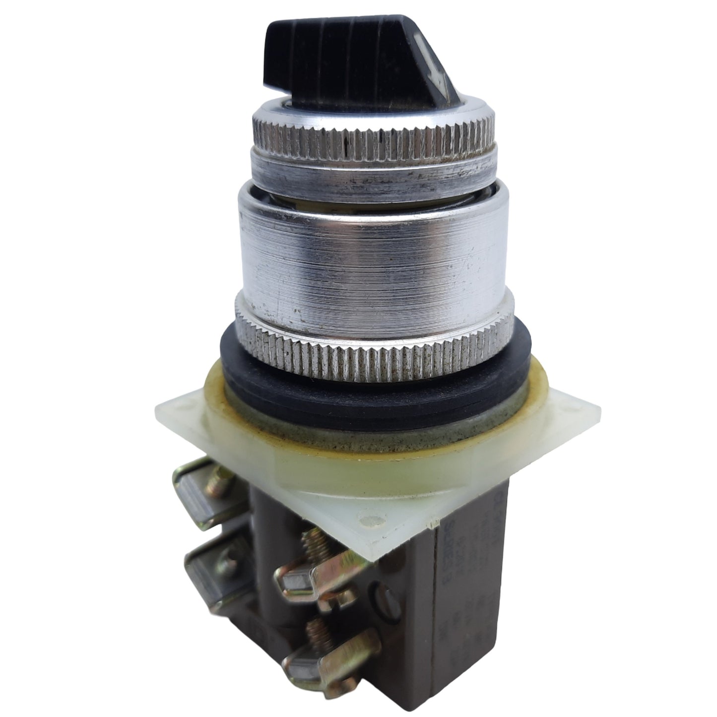Used Square D 9001KS11B Selector Switch 2-Position ø30mm, 1NO-1NC, 10A 600VAC
