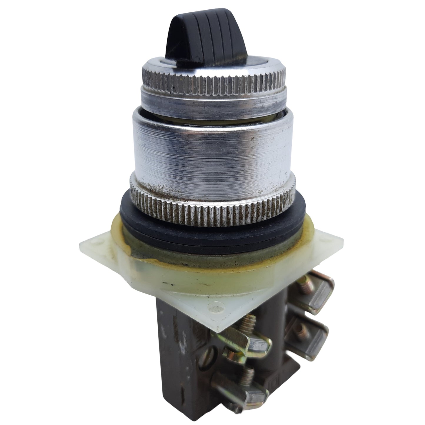 Used Square D 9001KS11B Selector Switch 2-Position ø30mm, 1NO-1NC, 10A 600VAC