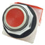 Used Schneider Electric 9001KR1RH6 Red Momentary Push Button ø30mm, 1NC, 600VAC 10A
