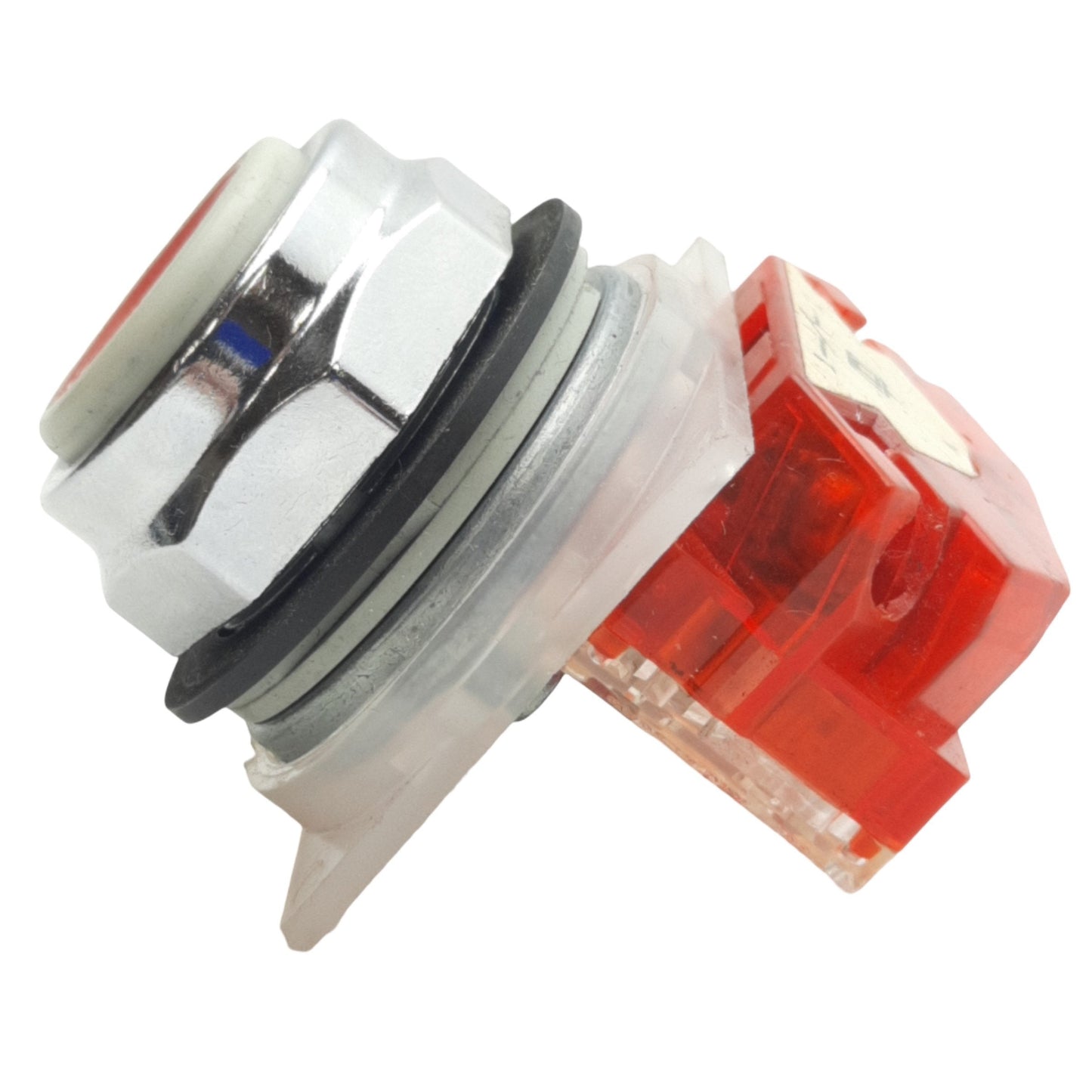 Used Schneider Electric 9001KR1RH6 Red Momentary Push Button ø30mm, 1NC, 600VAC 10A