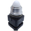 Used Square D 9001TP1 Pilot Light, White Dome, ø30mm, 50/60Hz, 110-120VAC *No Bulb*