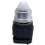 Used Square D 9001TP1 Pilot Light, White Dome, ø30mm, 50/60Hz, 110-120VAC *No Bulb*