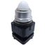 Used Square D 9001TP1 Pilot Light, White Dome, ø30mm, 50/60Hz, 110-120VAC *No Bulb*