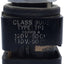 Used Square D 9001TP1 Pilot Light, White Dome, ø30mm, 50/60Hz, 110-120VAC *No Bulb*