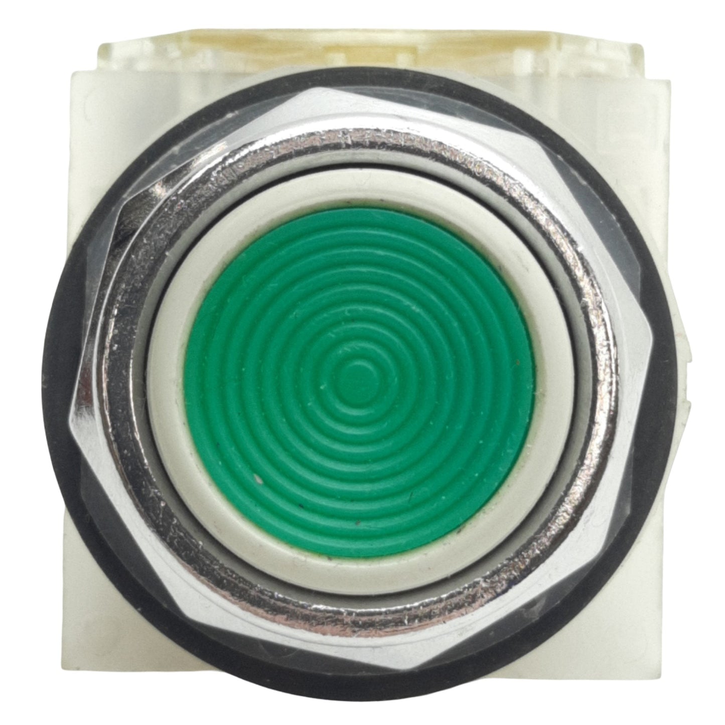 Used Schneider Electric 9001KR1GH13 Green Push Button ø30mm, 1NO + 1NC, 600VAC 10A