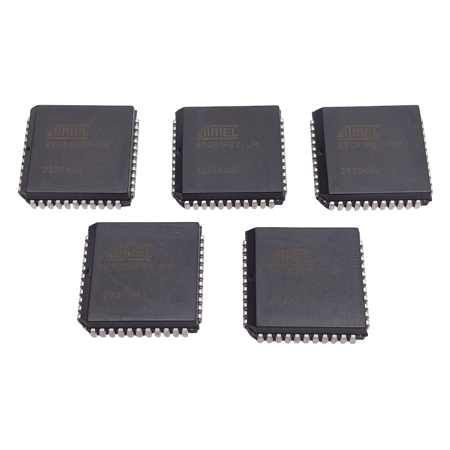 New Lot of 5 Atmel 89C51RB2-UM Microcontroller 8-Bit, 16kB Flash, 1024B XRAM, 32 I/O